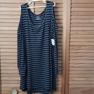 Soma Long Sleeve Cold Shoulder Top